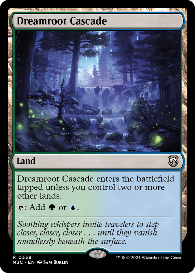 Dreamroot Cascade (Ripple Foil) [Modern Horizons 3 Commander] MTG Single Magic: The Gathering | Red Claw Gaming