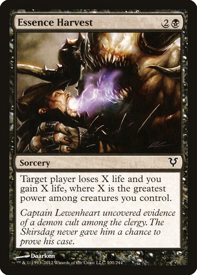 Essence Harvest [Avacyn Restored] MTG Single Magic: The Gathering | Red Claw Gaming
