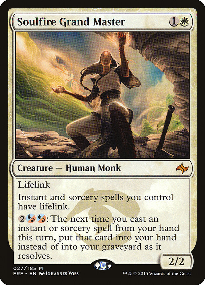 Soulfire Grand Master [Fate Reforged] MTG Single Magic: The Gathering | Red Claw Gaming