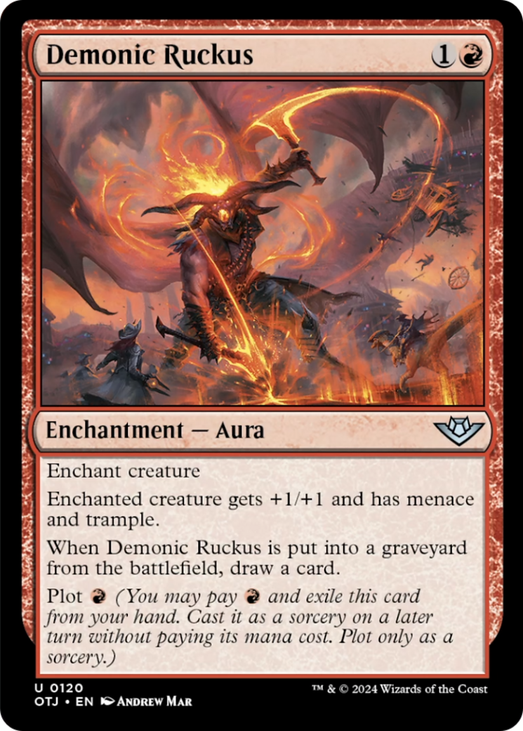 Demonic Ruckus [Outlaws of Thunder Junction] MTG Single Magic: The Gathering | Red Claw Gaming