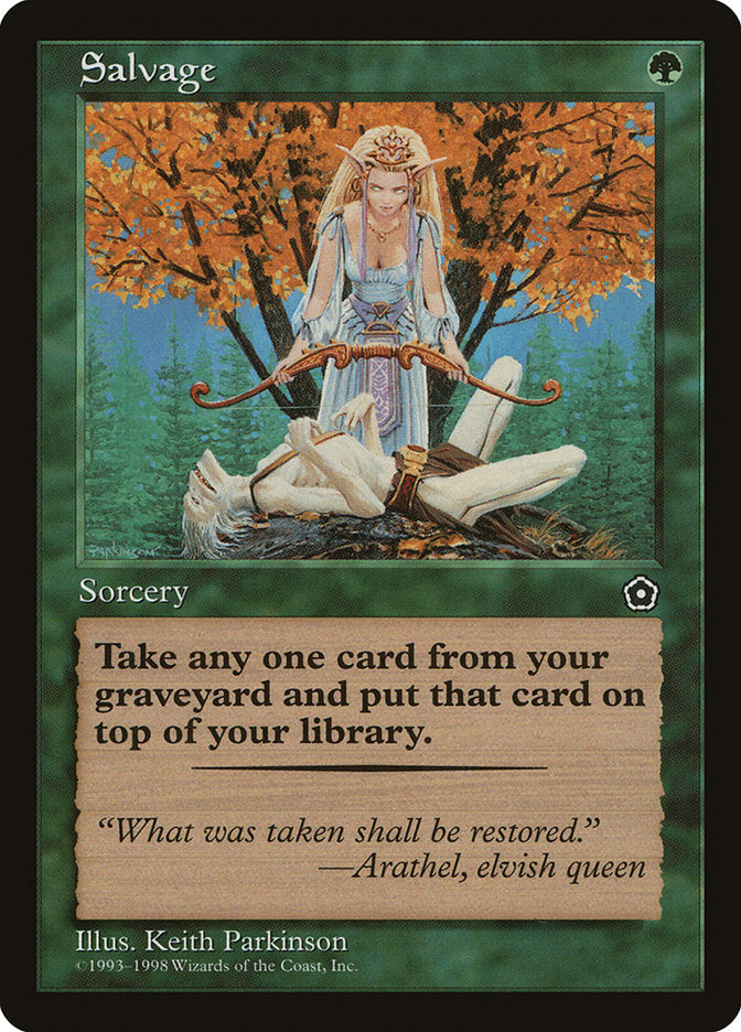 Salvage [Portal Second Age] MTG Single Magic: The Gathering | Red Claw Gaming