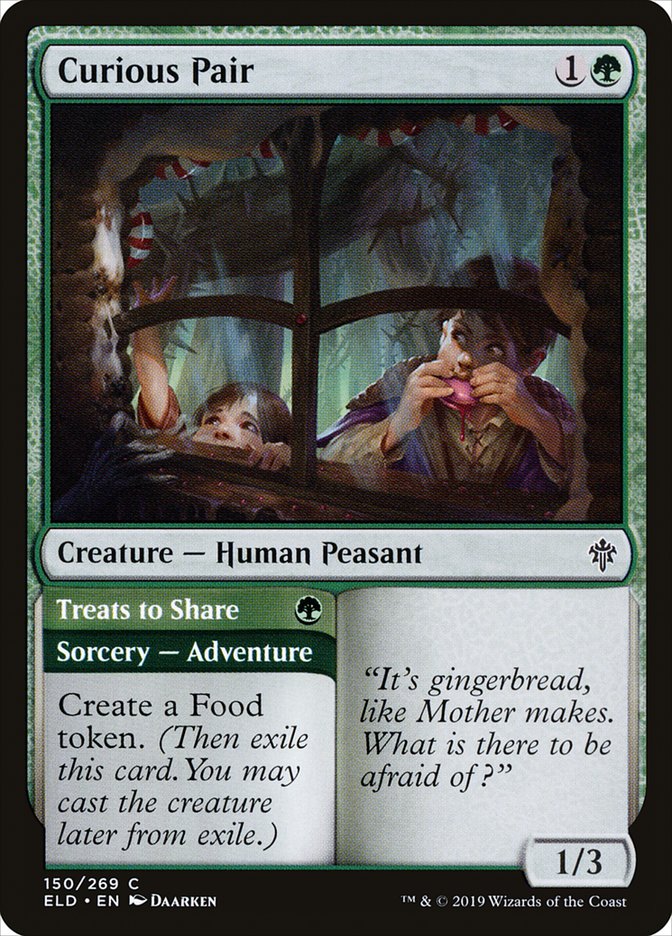 Curious Pair // Treats to Share [Throne of Eldraine] MTG Single Magic: The Gathering | Red Claw Gaming