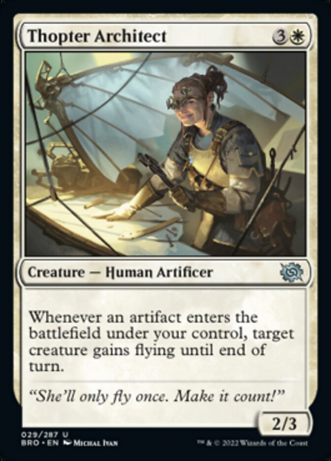 Thopter Architect [The Brothers' War] MTG Single Magic: The Gathering | Red Claw Gaming