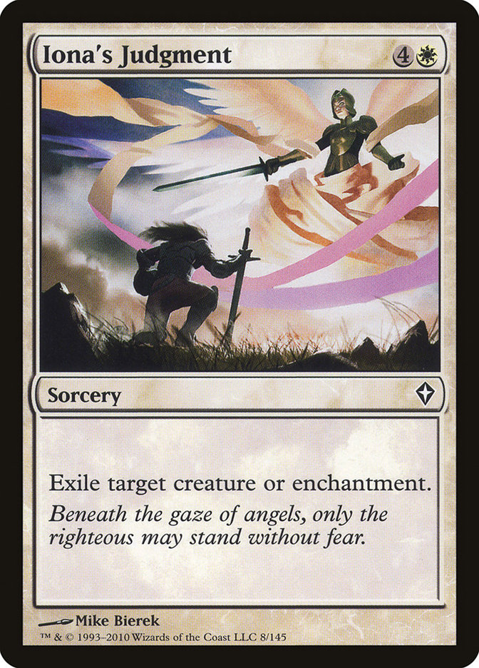 Iona's Judgment [Worldwake] MTG Single Magic: The Gathering | Red Claw Gaming