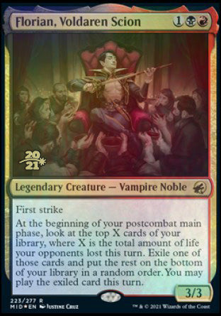 Florian, Voldaren Scion [Innistrad: Midnight Hunt Prerelease Promos] MTG Single Magic: The Gathering | Red Claw Gaming