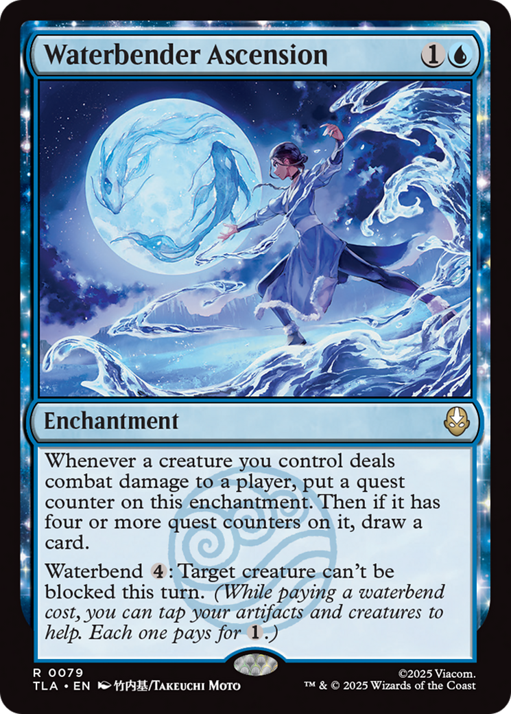 Waterbender Ascension [Avatar: The Last Airbender] MTG Single Magic: The Gathering | Red Claw Gaming