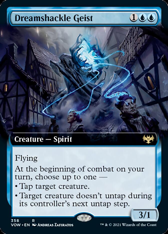 Dreamshackle Geist (Extended Art) [Innistrad: Crimson Vow] MTG Single Magic: The Gathering | Red Claw Gaming