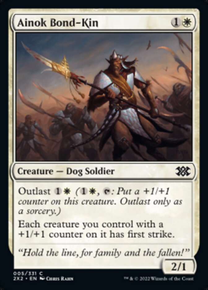Ainok Bond-Kin [Double Masters 2022] MTG Single Magic: The Gathering    | Red Claw Gaming