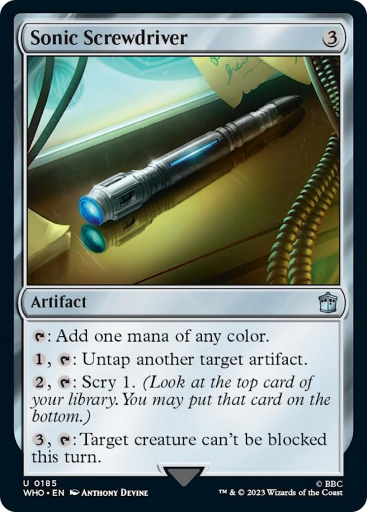 Sonic Screwdriver (0185) [Doctor Who] MTG Single Magic: The Gathering    | Red Claw Gaming