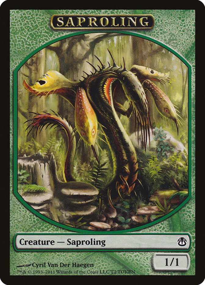 Saproling Token [Duel Decks: Ajani vs. Nicol Bolas Tokens] MTG Single Magic: The Gathering | Red Claw Gaming