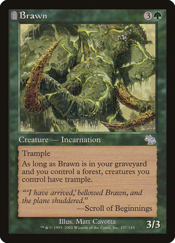Brawn [Judgment] MTG Single Magic: The Gathering | Red Claw Gaming