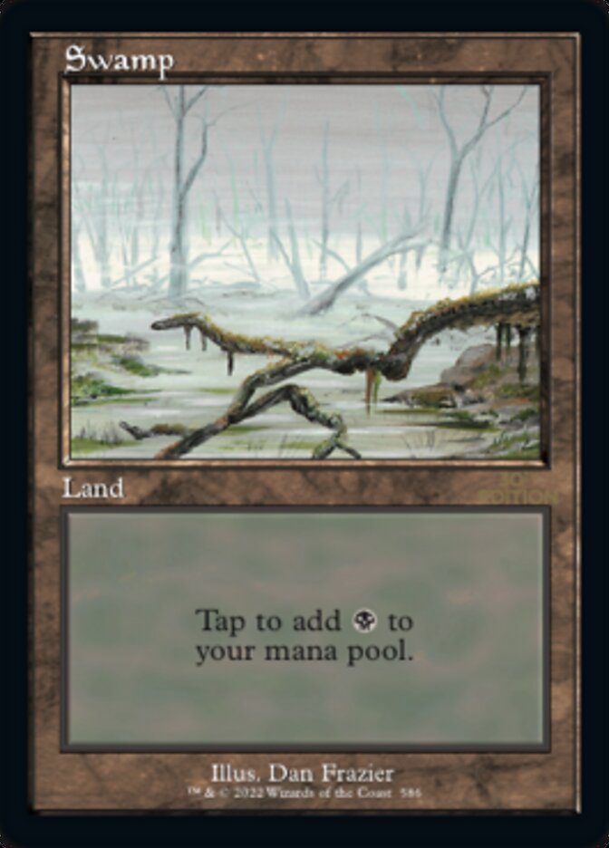 Swamp (Retro) (586) [30th Anniversary Edition] MTG Single Magic: The Gathering | Red Claw Gaming