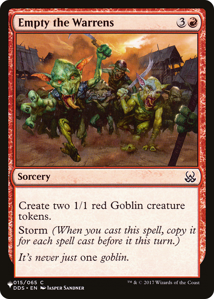 Empty the Warrens [The List] MTG Single Magic: The Gathering | Red Claw Gaming