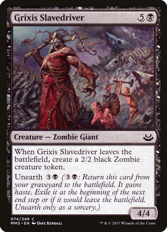 Grixis Slavedriver [Modern Masters 2017] MTG Single Magic: The Gathering | Red Claw Gaming