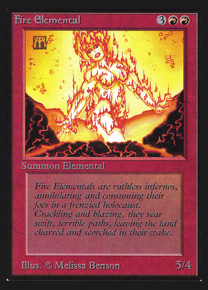 Fire Elemental [Collectors' Edition] MTG Single Magic: The Gathering | Red Claw Gaming