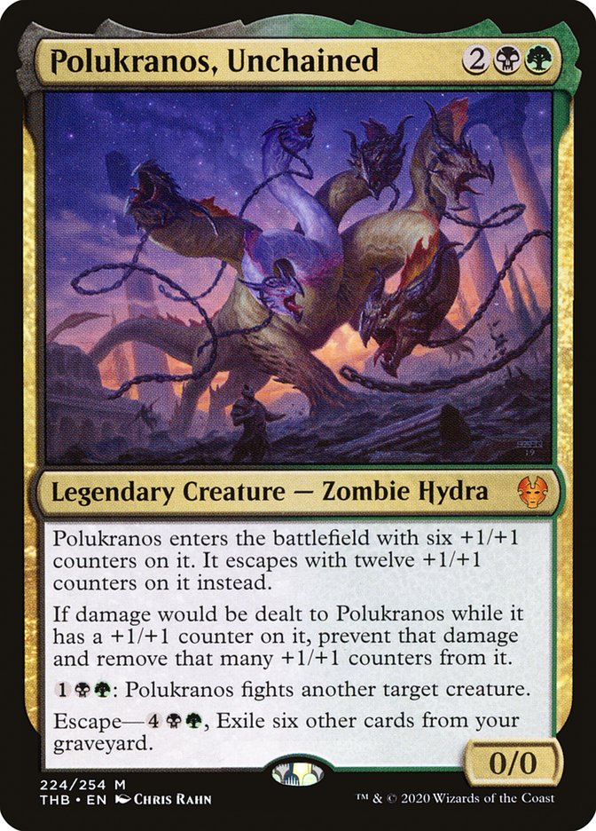 Polukranos, Unchained [Theros Beyond Death] MTG Single Magic: The Gathering | Red Claw Gaming