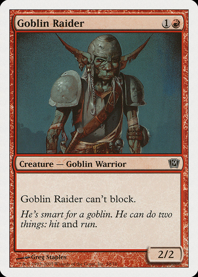 Goblin Raider [Ninth Edition] MTG Single Magic: The Gathering | Red Claw Gaming
