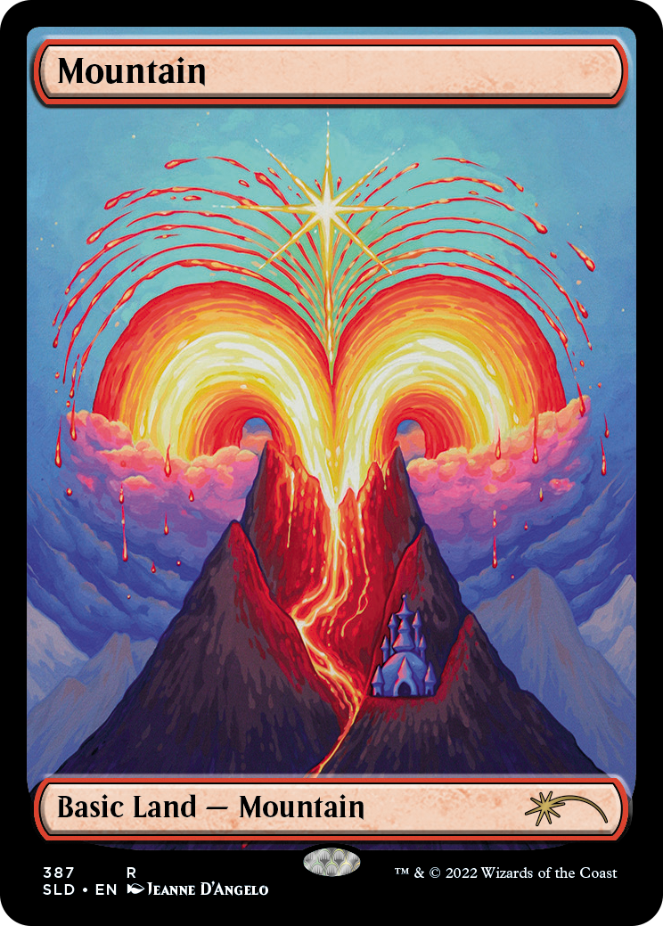 Mountain (387) [Secret Lair Drop Series] MTG Single Magic: The Gathering | Red Claw Gaming