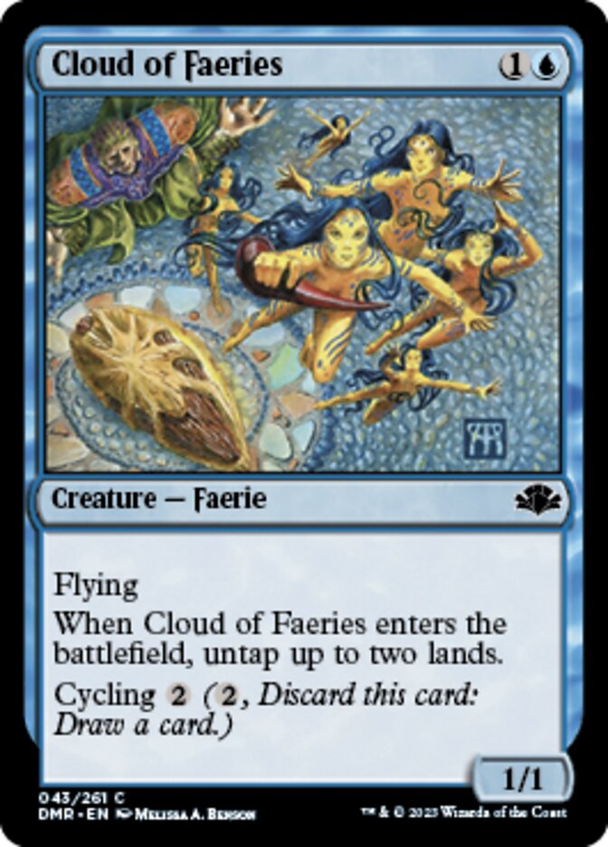 Cloud of Faeries [Dominaria Remastered] MTG Single Magic: The Gathering | Red Claw Gaming