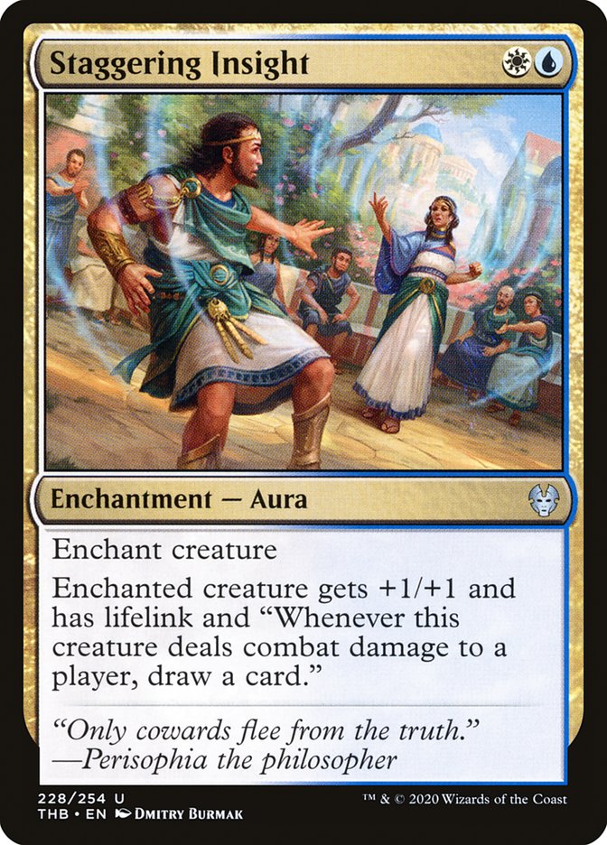 Staggering Insight [Theros Beyond Death] MTG Single Magic: The Gathering | Red Claw Gaming