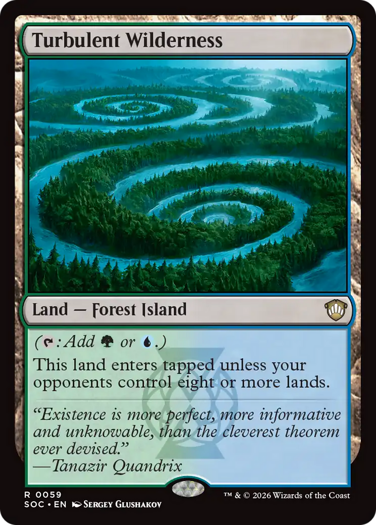 Turbulent Wilderness [Secrets of Strixhaven Commander] MTG Single Magic: The Gathering | Red Claw Gaming