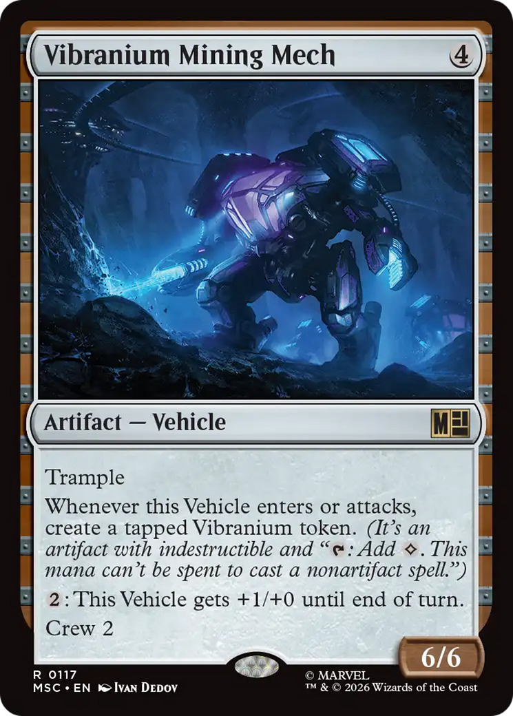 Vibranium Mining Mech (Surge Foil) [Marvel Super Heroes Commander] | Red Claw Gaming