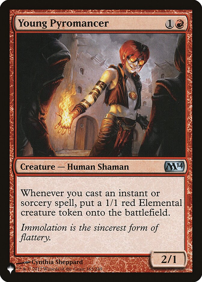 Young Pyromancer [The List] MTG Single Magic: The Gathering | Red Claw Gaming