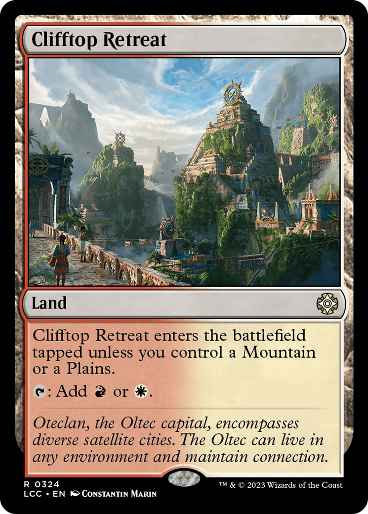 Clifftop Retreat [The Lost Caverns of Ixalan Commander] MTG Single Magic: The Gathering | Red Claw Gaming