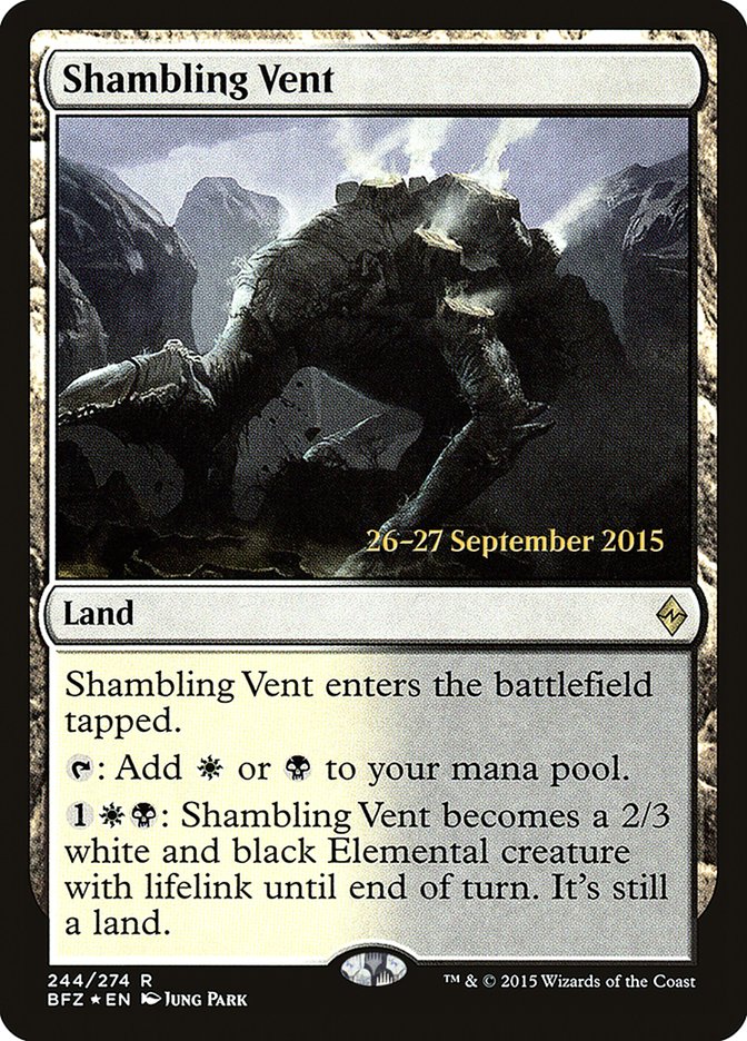 Shambling Vent [Battle for Zendikar Prerelease Promos] MTG Single Magic: The Gathering | Red Claw Gaming