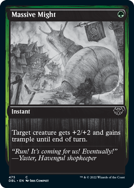 Massive Might [Innistrad: Double Feature] MTG Single Magic: The Gathering | Red Claw Gaming