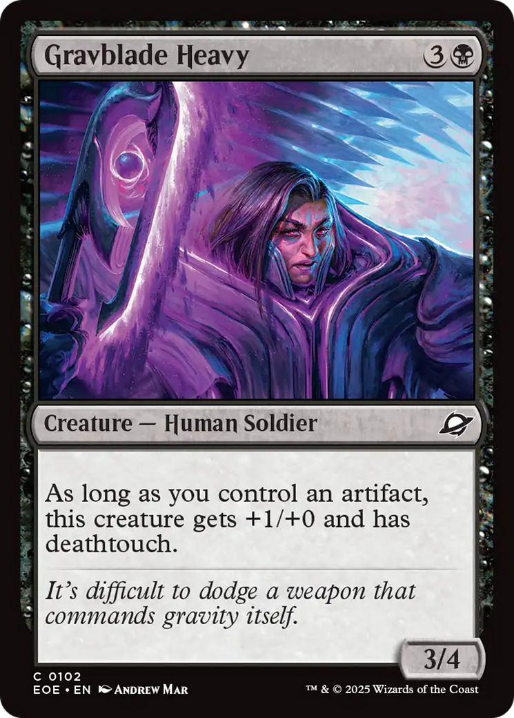 Gravblade Heavy [Edge of Eternities] MTG Single Magic: The Gathering | Red Claw Gaming