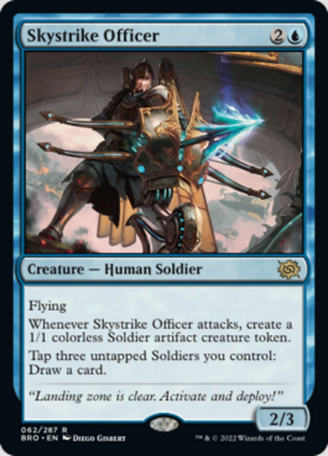 Skystrike Officer [The Brothers' War] MTG Single Magic: The Gathering | Red Claw Gaming