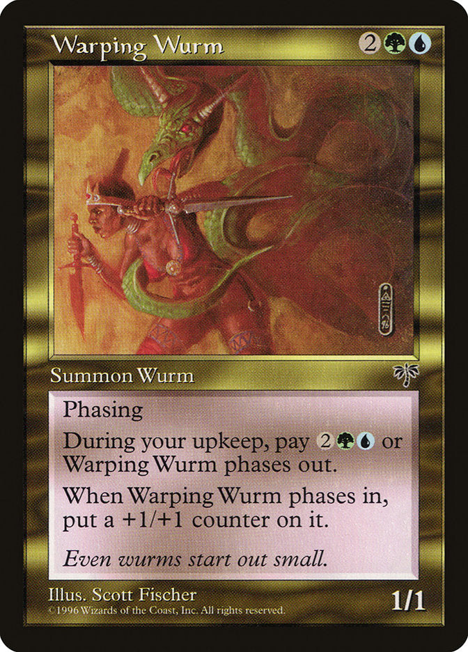 Warping Wurm [Mirage] MTG Single Magic: The Gathering | Red Claw Gaming