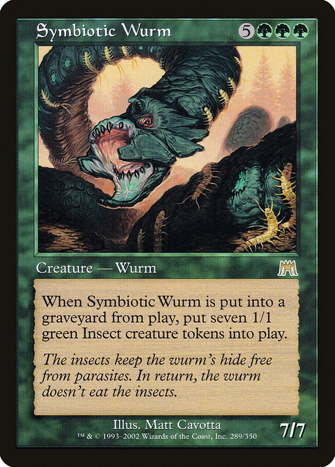 Symbiotic Wurm [Onslaught] MTG Single Magic: The Gathering | Red Claw Gaming