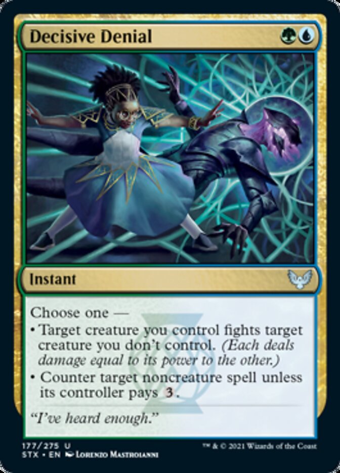 Decisive Denial [Strixhaven: School of Mages] MTG Single Magic: The Gathering | Red Claw Gaming
