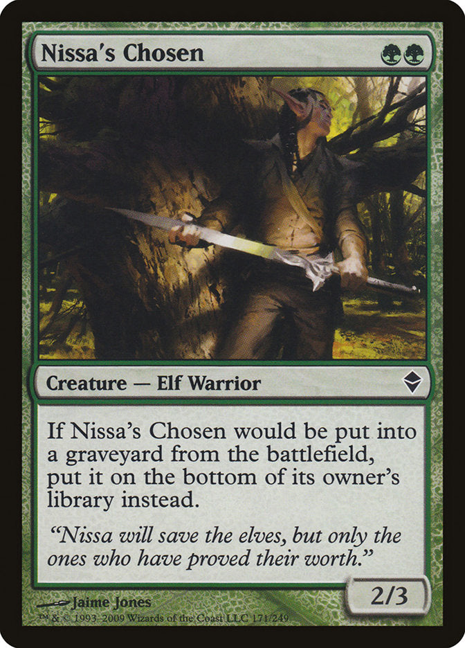 Nissa's Chosen [Zendikar] MTG Single Magic: The Gathering | Red Claw Gaming