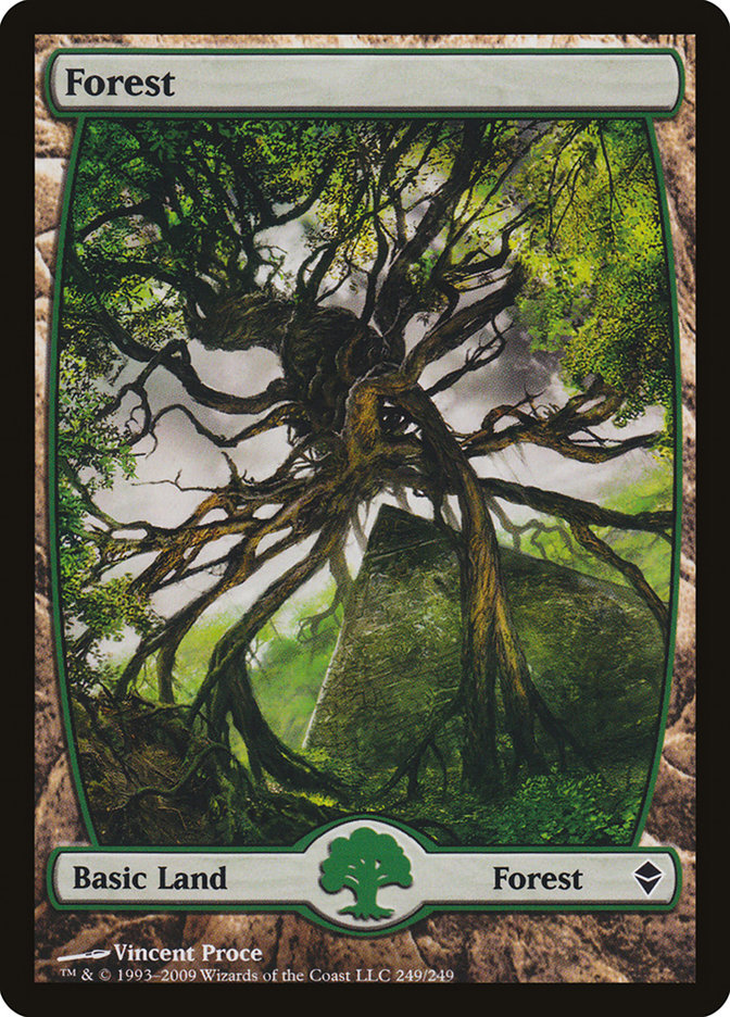 Forest (249) [Zendikar] MTG Single Magic: The Gathering | Red Claw Gaming