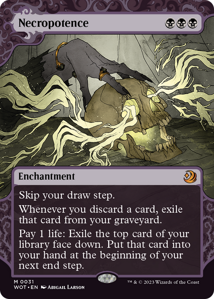 Necropotence [Wilds of Eldraine: Enchanting Tales] MTG Single Magic: The Gathering | Red Claw Gaming