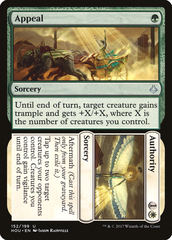 Appeal // Authority [Hour of Devastation] MTG Single Magic: The Gathering | Red Claw Gaming