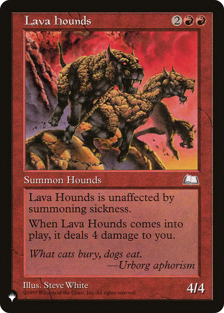 Lava Hounds [The List] MTG Single Magic: The Gathering | Red Claw Gaming