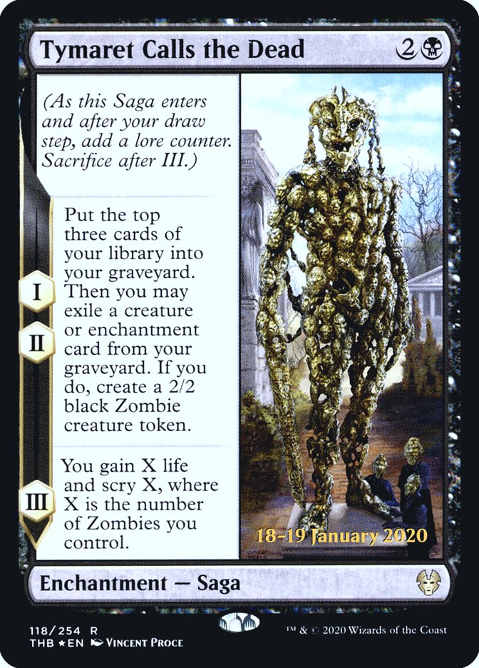 Tymaret Calls the Dead [Theros Beyond Death Prerelease Promos] MTG Single Magic: The Gathering | Red Claw Gaming