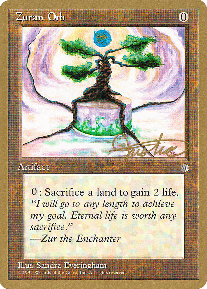 Zuran Orb (Mark Justice) [Pro Tour Collector Set] MTG Single Magic: The Gathering | Red Claw Gaming