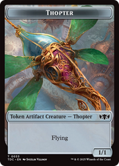 Thopter // Bird Double-Sided Token [Tarkir: Dragonstorm Commander Tokens] MTG Single Magic: The Gathering | Red Claw Gaming