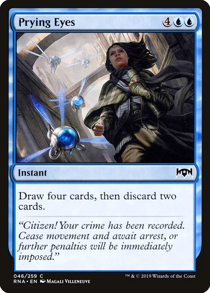 Prying Eyes [Ravnica Allegiance] MTG Single Magic: The Gathering | Red Claw Gaming