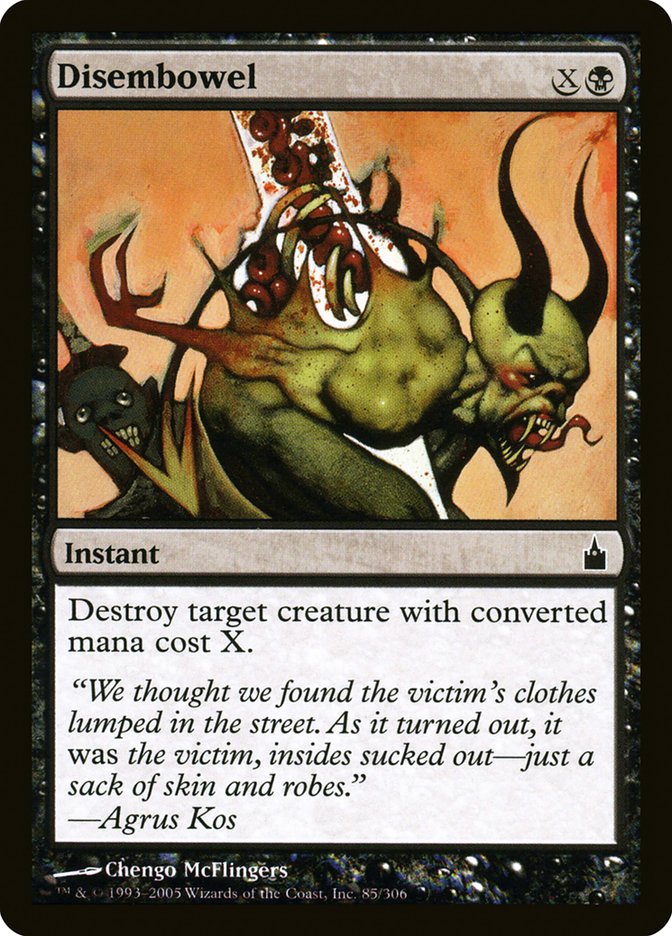 Disembowel [Ravnica: City of Guilds] MTG Single Magic: The Gathering | Red Claw Gaming