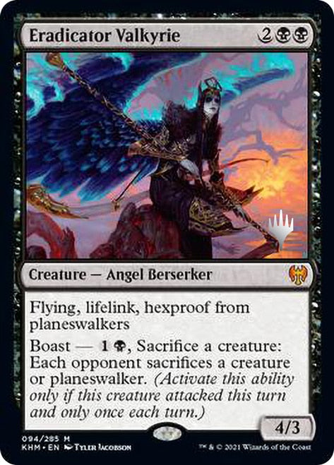 Eradicator Valkyrie (Promo Pack) [Kaldheim Promos] MTG Single Magic: The Gathering | Red Claw Gaming