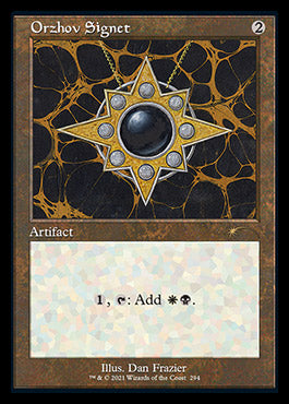 Orzhov Signet (Retro) [Secret Lair Drop Series] MTG Single Magic: The Gathering | Red Claw Gaming