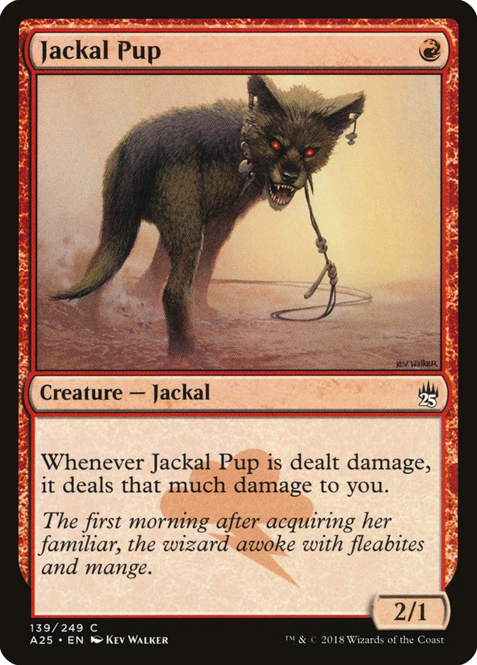 Jackal Pup [Masters 25] MTG Single Magic: The Gathering | Red Claw Gaming
