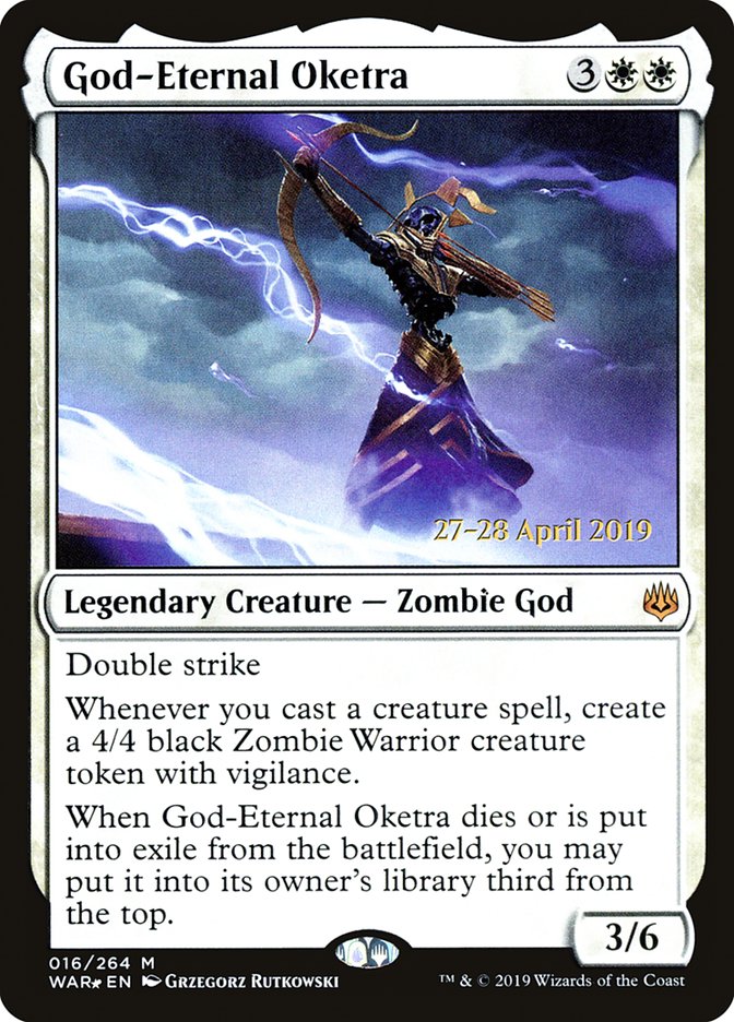 God-Eternal Oketra [War of the Spark Prerelease Promos] MTG Single Magic: The Gathering | Red Claw Gaming
