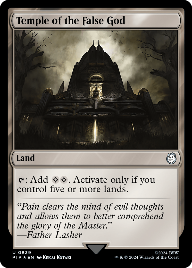 Temple of the False God (Surge Foil) [Fallout] MTG Single Magic: The Gathering | Red Claw Gaming